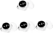 [WRITWAA] 4sets Teeth Art Chic Rhinestone Tooth Jewelry Ornaments for Sparkling Smile for Parties Weddings and Special Occasions