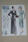Vogue 2354 sewing pattern, womens dress, size 12, retro 1947 design