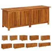 Garden Storage Box Hallway Storage Bench Furniture Solid Wood Acacia vidaXL