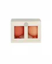 Set of 2 Silicone Unbreakable Wine Glasses - Terra+Peach - Chittagong - Stemm