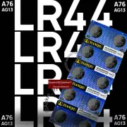 10 X LR44 Battery/Batteries Ag13 A76