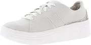 [Dr. Scholl's] Shoes Womens Everyday Canvas Athletic and Training Shoes Gray