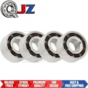 [Qty.4] 5204-OPEN Angular Contact Ball Bearing [20mm Bore x 47mm OD x 20.6mm]