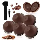 3/5/10 Pcs set Reusable Refillable Coffee Pod Capsules Kit For Nespresso Vertuo