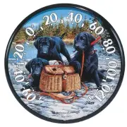 (3)- Acurite 12-1/2" Fahrenheit -60 To 120 Outdoor Wall Thermometer