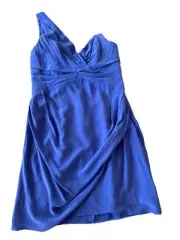 BNWT RRP $395 Zimmerman Blue One Shoulder Cocktail Dress Size 3