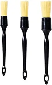 CAASFOOY Car Detailing Brush,3Pcs Cleaning Brush,Car Interior Cleaning Soft Brush, Car Cleaning Kit Can Be Used for Cleaning The Interior of Automobiles, for Air Conditioning Vents