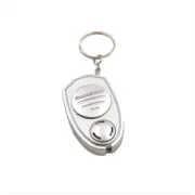 6-8ft Silver Mini DIY Electronic Ultrasonic Mosquito Repellent Keychain Mosquito