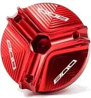 BHyuerndgh Compatible with Kawasaki Z900 RS Z650 Z500 Z400 Z800 Z1000 R SX Ninja 650 500 Versys 650 CNC Motorcycle Engine Oil Filler Cap Oil Plug Cover(Red-800)