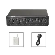 Heareal H2 4 IN 2 OUT Audio Mixer Mono/Stereo Switch Guitar Reverb Effector pe66