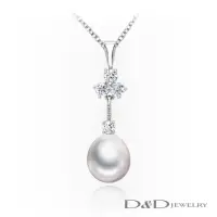 在飛比找momo購物網優惠-【D&D JEWELRY】雅緻天然珍珠項鍊 925銀(珍珠項