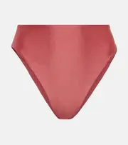 [Jade Swim] Jade Swim Incline high-rise bikini bottoms AU 12 pink