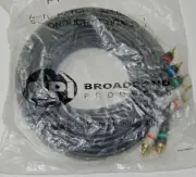 New BPI Broadband 5 Conductor Component HDTV Patch Cable, 12 Feet # 36-512