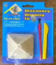 DISCOVERY DIGGING IN EGYPT EXCAVATION KIT WITH TOOLS TO FIND EGYPTIAN TREASURE