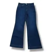 NWT SPANX Sculpt ReDefine Lycra Flare High Rise Jean Hayward Wash Women’s Sz 16