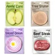 Small Adheive Notes 30Sheets/Pad Fruit Pattern Notes Paper Vegetable Shape Notes