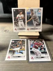 2022 Arizona Diamondbacks Topps Japan Rookie Lot x4