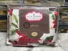 Vintage Kmart Trim A Home Oblong Tablecloth Christmas Poinsettias New Old Stock