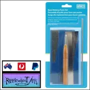 AMACO - For use with Polymer Clay - Making Tools - 7 piece Tool Set