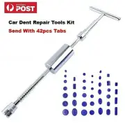 Car Dent Repair Tool Kit w/ 42PCS Glue Puller Tabs Paintless Lifter Hail Removal