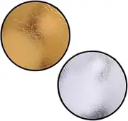 HOMSFOU Mini Photo Light Reflector Set 2-in-1 Reflectors 30cm Diameter Compact for Travel and Photography Enthusiasts