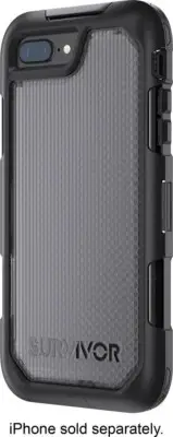 Griffin - Survivor Extreme Case for Apple® iPhone® 8 Plus - Black/Clear
