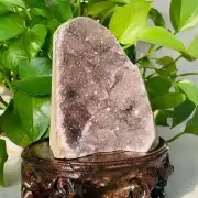 770g Natural Amethyst Geode Mineral Specimen Crystal Quartz Energy Decoration