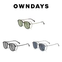 在飛比找momo購物網優惠-【OWNDAYS】SNAP系列磁吸式兩用光學+偏光墨片鏡框(