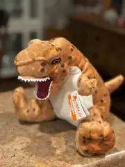 Wild Republic 2019 T-Rex Dinosaur Plush Orange 12 Inches Tall NEW