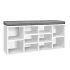 Artiss Shoe Cabinet Rack Bench Shoes Storage Organiser White Shelf Cupboard Box