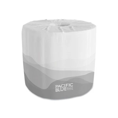 Georgia Pacific 19885 Pacific Blue Basic Embossed Bathroom Tissue, Septic Safe,