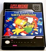 The Simpsons Bart's Nightmare (Super Nintendo) SNES Box BEST Quality Available