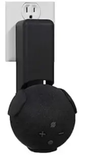 Echo Dot 4th Generation Speaker Wall Mount Stand Cradle Dot Holder Black NIB