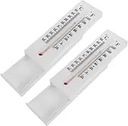 MOTHNUR 2Pcs Outdoor Thermometer Key Hider Box Weatherproof Hidden Key Holder for Outside Decorative for Safe