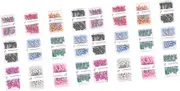 NUOBESTY 2sets Dressmaker Pin Making Wire Map Tacks Boxes Stitch Markers Face Gems Stick Corsage Head Pins Masking Peg Boards for Walls Organizer Basting Thumbtacks Boutonniere 12box*2