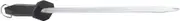 Flugel Steels 5710-250 - 250mm Flugel Sharpening Steel, Fine Grit (Black Rubber Handle)