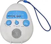 AM FM Portable Pocket Radio, Waterproof Shower Radio AM FM Radio Bathroom Radio Built in Speaker, Battery Operated Shower Radio