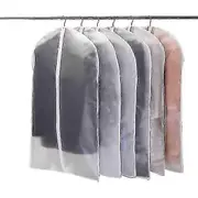 6-pack Moth-proof zippered clothes protectors for wardrobe storage
