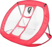 Golf Practice Net Indoor Chipping Net Net Folding Ball Net Golf Indoor Practice Supplies (red) Golf Training Aid Golf Tools Golf Gadgets Golfers Hitting Swing Fiber