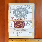 100% Recycled Rag Tree-Free 6x8" Handmade Paper Note Book Cloth Jaipur JOURNAL