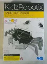 4M Kids Robotix Table Top Robot-Crab STEM Box #5576 Steam Powered - New / Sealed