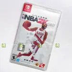 【優質二手電玩】NS 任天堂 SWITCH NBA 2K21 美中版 中文版 實體遊戲片 籃球 職籃 美職【一樂電玩】