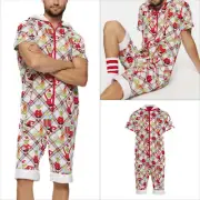 Peter Alexander Mens Christmas The Grinch One-Piece PJ Pyjama Various Sizes NWT