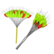 2Set Oval Fishing Float Bobbers Stopper Fishing Float Space Bean Connectors