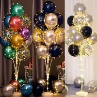 在飛比找momo購物網優惠-唯美仿空飄氣球樹地飄燈飾組1組(生日派對 氣球佈置 求婚告白