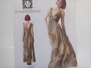 Vogue 1354 V1354, Anne Klein Long Dress Pattern Misses' Size (6-14) or (14-22)