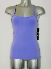 MOTIONWEAR Adult Cami Top Racerback Periwinkle Cotton Blend Bra Lined #3502 New