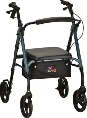 Nova Star 8 Rollator Adjustable Folding Walker mod. 4288 BLUE