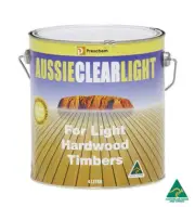 Aussie Clear Light 4L Decking Oil. For blond to mid-toned Harwood Timbers