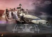 1/6 Star Wars The Clone Wars Commander Appo & BARC Speeder W/ Sidecar Hot Toys